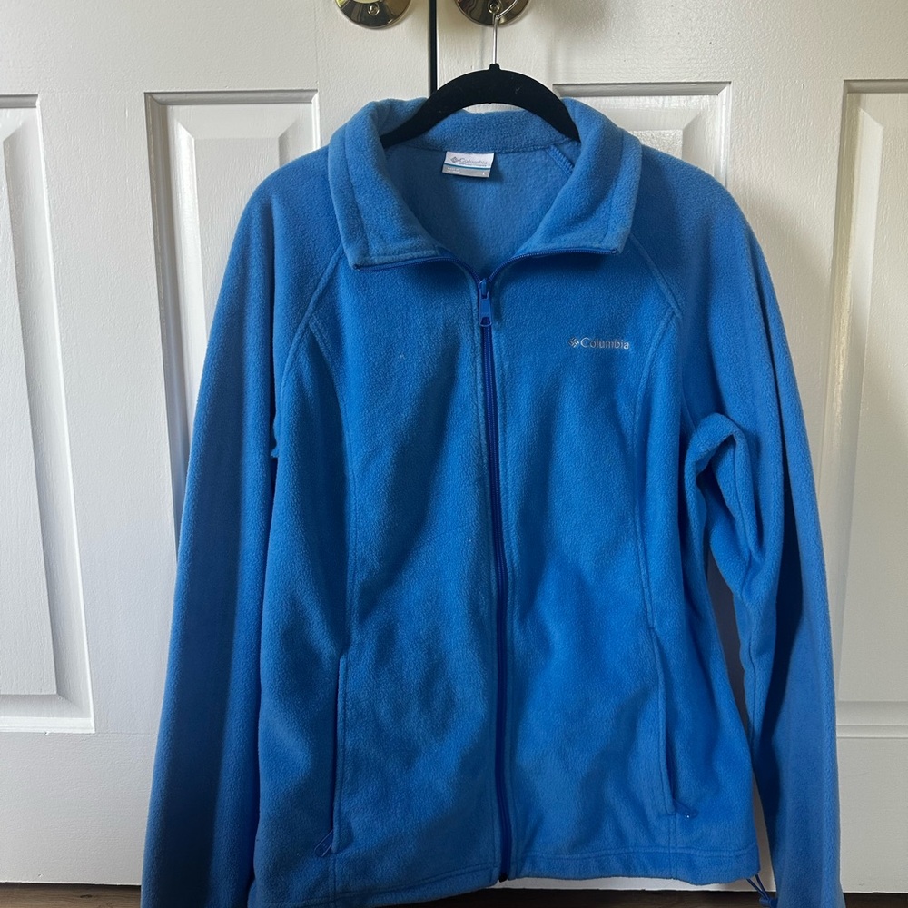 Columbia Vibrant Blue Full-Zip Fleece